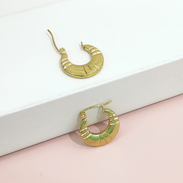 Stainless Steel Earrings Slub U Shaped Good Quality No Change Color For Women Girls BS24110193
