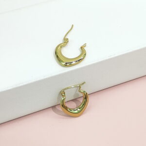 Stainless Steel Earrings Glossy C Shape Good Quality No Change Color For Women Girls BS24110201