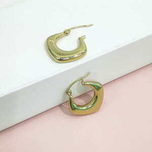 Stainless Steel Earrings Smooth C Shape Good Quality No Change Color For Women Girls BS24110211