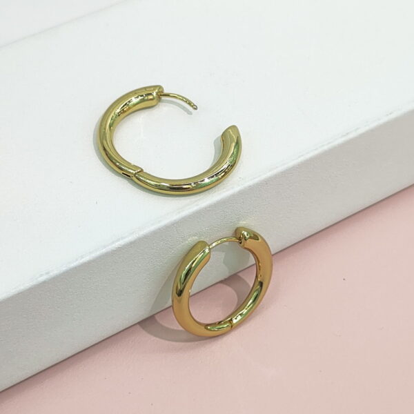 Stainless Steel Earrings Rectangular Oblong Embossed Good Quality No Change Color For Women Girls BS24110221
