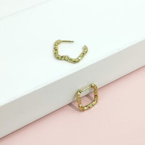 Stainless Steel Earrings Rectangular Oblong Embossed Good Quality No Change Color For Women Girls BS24110222