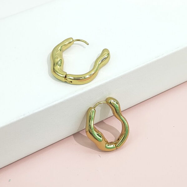 Stainless Steel Earrings Geometric Smooth C Shape Good Quality No Change Color For Women Girls BS24110227