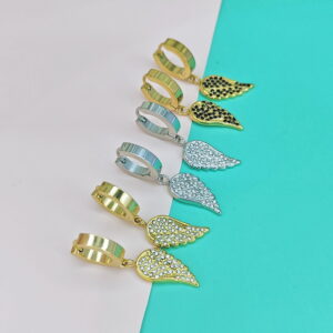 Stainless Steel Earrings Leaf Feather Plume Good Quality No Change Color For Women Girls  BS250108001