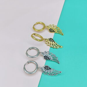 Stainless Steel Earrings Leaf Feather Plume Good Quality No Change Color For Women Girls  BS250108003