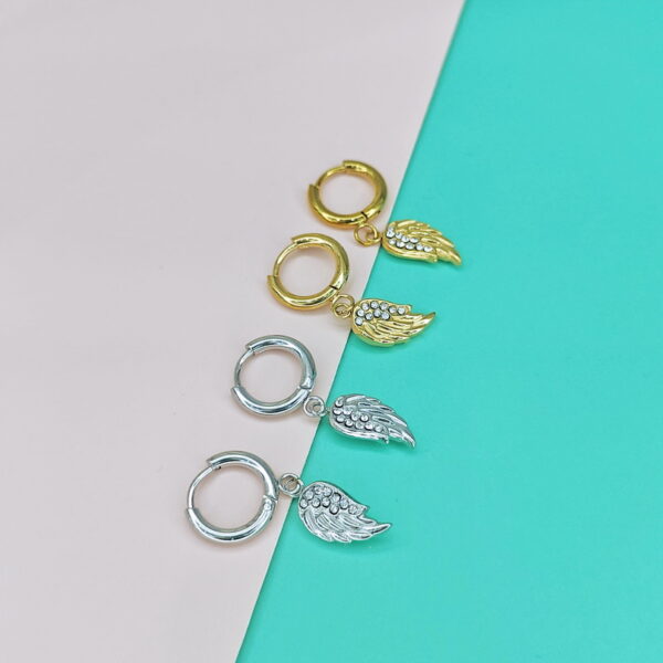 Stainless Steel Earrings Leaf Feather Plume Good Quality No Change Color For Women Girls  BS250108004