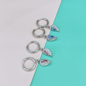 Stainless Steel Earrings Leaf Feather Plume Good Quality No Change Color For Women Girls  BS250108005