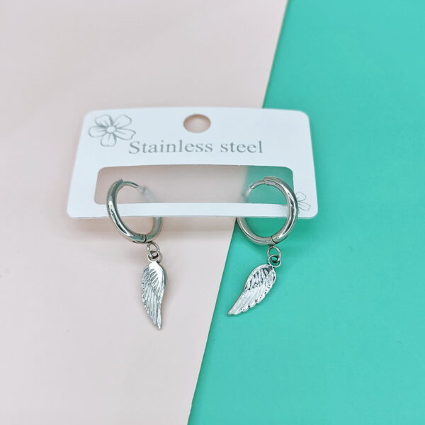 Stainless Steel Earrings Leaf Feather Plume Good Quality No Change Color For Women Girls  BS250108010