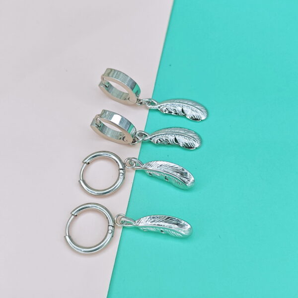 Stainless Steel Earrings Leaf Feather Plume Good Quality No Change Color For Women Girls  BS250108012