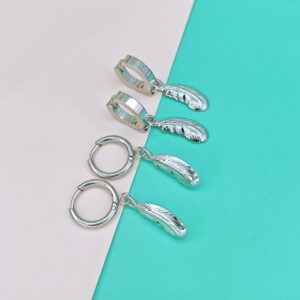 Stainless Steel Earrings Leaf Feather Plume Good Quality No Change Color For Women Girls  BS250108013