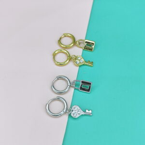 Stainless Steel Earrings Key Lock Good Quality No Change Color For Women Girls  BS250108019