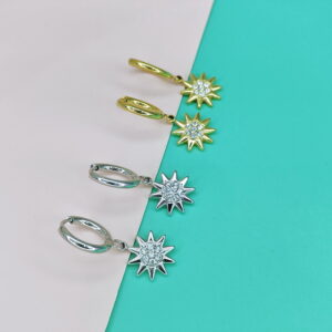Stainless Steel Earrings Solar Sun Good Quality No Change Color For Women Girls  BS250108028
