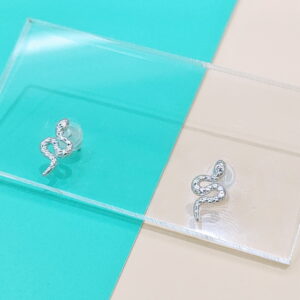 Stainless Steel Earrings Cubic Snake Good Quality No Change Color For Women Girls  BS250109016