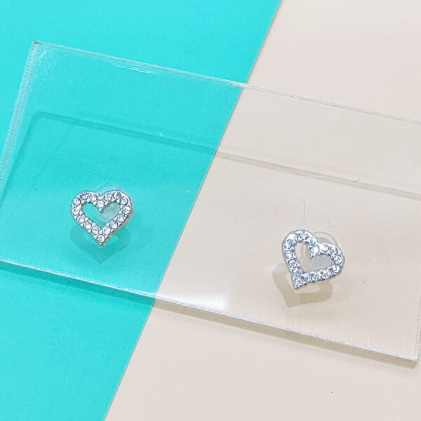 Stainless Steel Earrings Cubic Heart Love Good Quality No Change Color For Women Girls  BS250109018