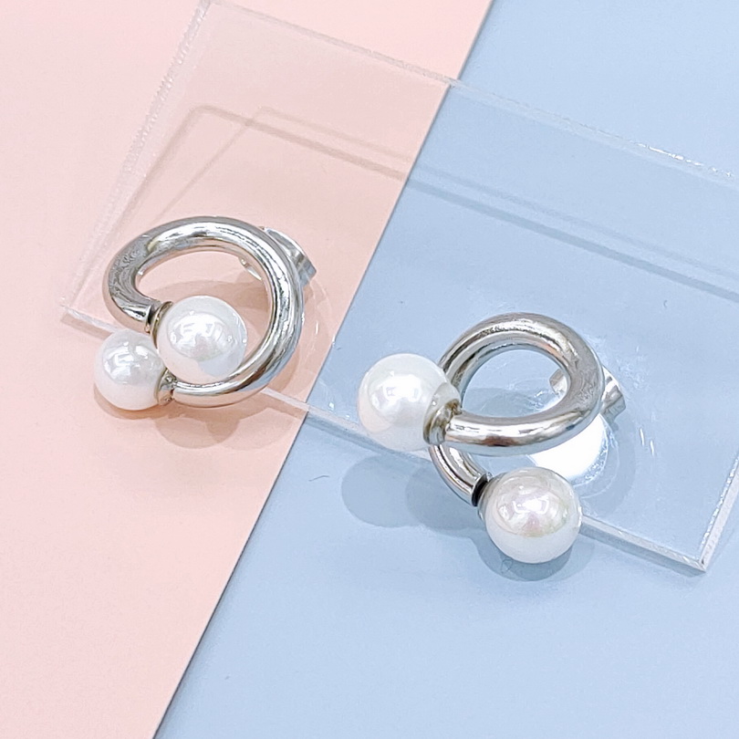 Stainless Steel Earrings Cubic Twist Pearl Good Quality No Change Color For Women Girls BS250109028