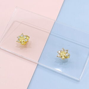 Stainless Steel Earrings Cubic Tree Flowers Good Quality No Change Color For Women Girls  BS250109032