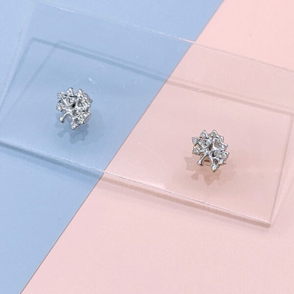 Stainless Steel Earrings Cubic Tree Flowers Good Quality No Change Color For Women Girls  BS250109034