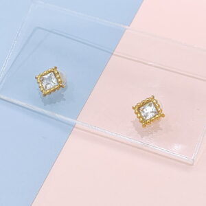 Stainless Steel Earrings Cubic Rhombic Good Quality No Change Color For Women Girls  BS250109038