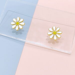 Stainless Steel Earrings Cubic Daisy Good Quality No Change Color For Women Girls  BS250109045