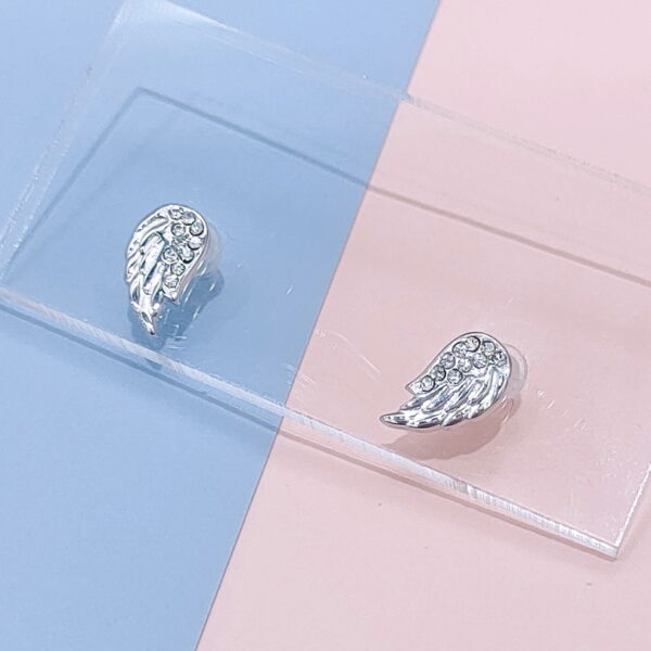 Stainless Steel Earrings Cubic Feather Good Quality No Change Color For Women Girls  BS250109046