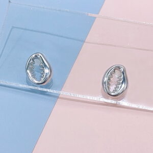Stainless Steel Earrings Cubic Impression Of Teeth Good Quality No Change Color For Women Girls  BS250109051