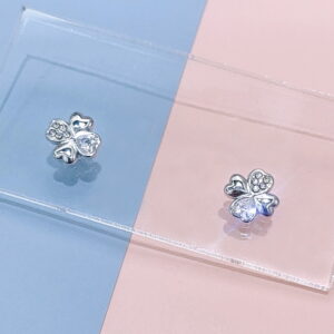 Stainless Steel Earrings Cubic Four-Leaf Clover Good Quality No Change Color For Women Girls  BS250109057