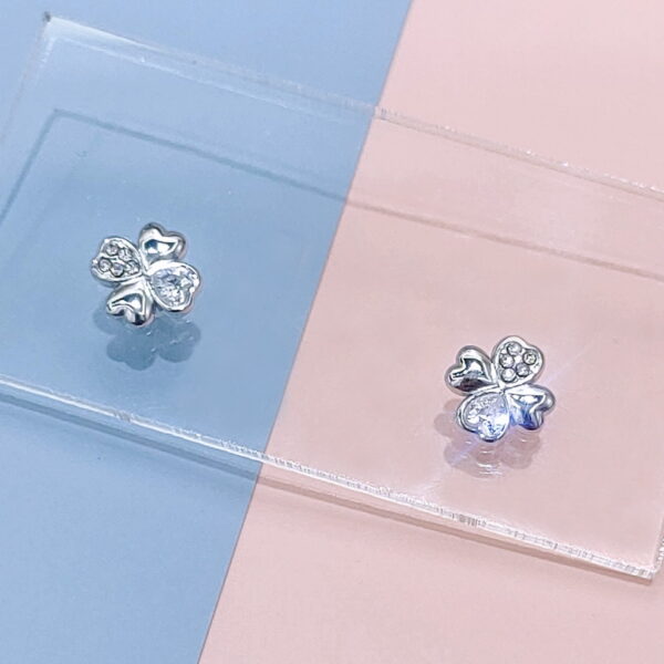 Stainless Steel Earrings Cubic Four-Leaf Clover Good Quality No Change Color For Women Girls  BS250109057