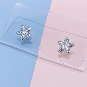 Stainless Steel Earrings Cubic Flowers Good Quality No Change Color For Women Girls  BS250109060