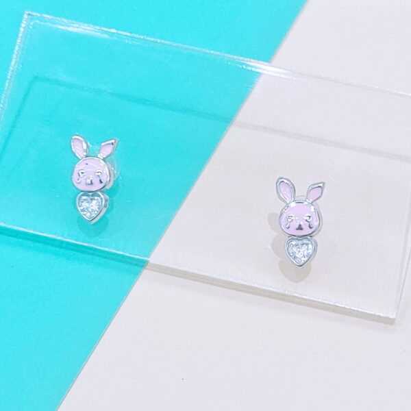 Stainless Steel Earrings Cubic Cute Rabbit Good Quality No Change Color For Women Girls  BS250109068