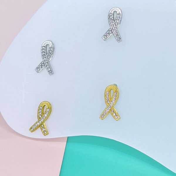 Stainless Steel Earrings Cubic Neck Tie Bowtie Lavaliere Good Quality No Change Color For Women Girls  BS250109085