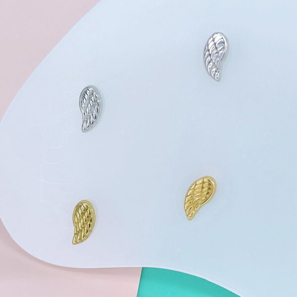Stainless Steel Earrings Cubic Feather Good Quality No Change Color For Women Girls  BS250109091