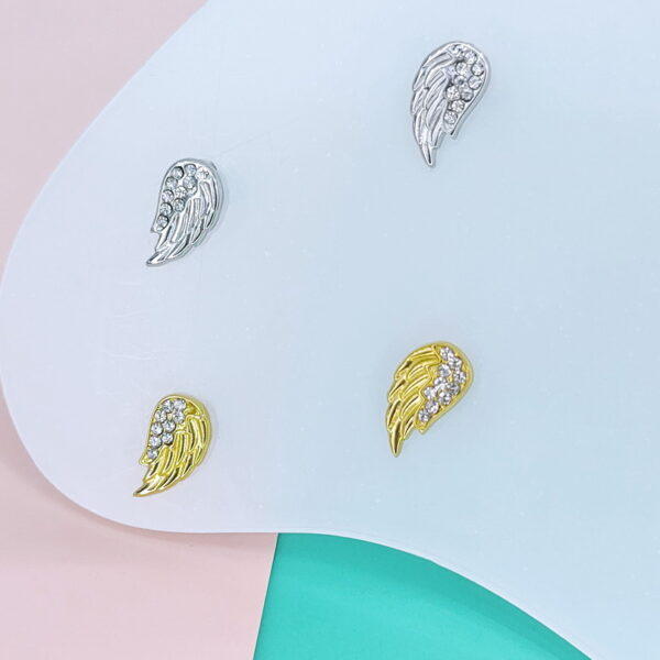 Stainless Steel Earrings Cubic Feather Good Quality No Change Color For Women Girls  BS250109093