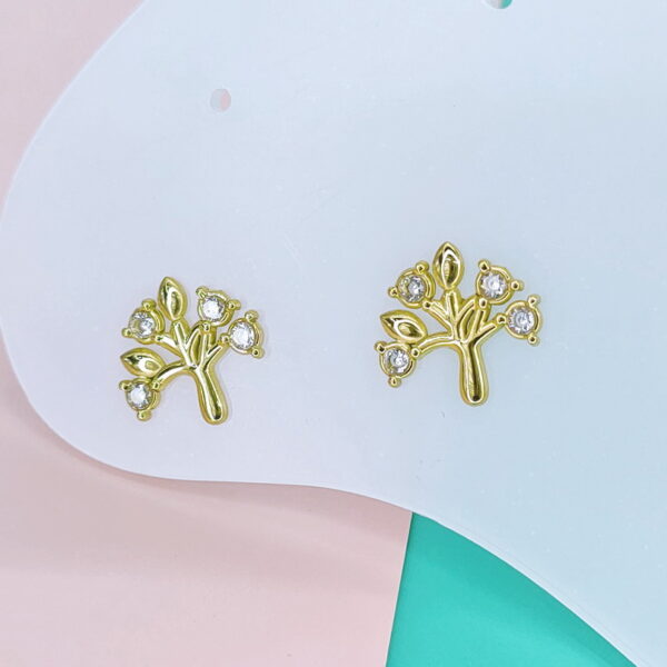 Stainless Steel Earrings Cubic Trees Good Quality No Change Color For Women Girls  BS250109105