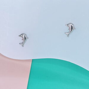 Stainless Steel Earrings Cubic Dolphins Good Quality No Change Color For Women Girls  BS250109109