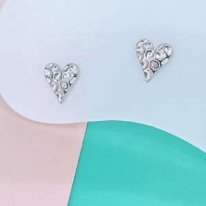 Stainless Steel Earrings Cubic Love Hearts Good Quality No Change Color For Women Girls  BS250109116