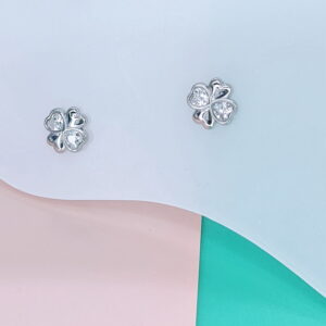 Stainless Steel Earrings Cubic Flowers Good Quality No Change Color For Women Girls  BS250109123