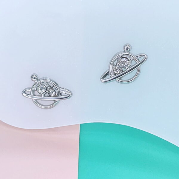 Stainless Steel Earrings Cubic Orbiting Planet Good Quality No Change Color For Women Girls  BS250109126