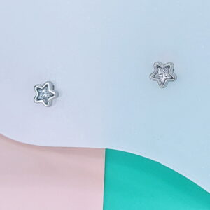 Stainless Steel Earrings Cubic Pentagram Good Quality No Change Color For Women Girls  BS250109127