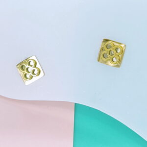 Stainless Steel Earrings Cubic Rhombic Flowers Good Quality No Change Color For Women Girls  BS250109128