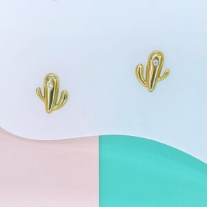 Stainless Steel Earrings Cubic Cacti Cactus Good Quality No Change Color For Women Girls  BS250109132