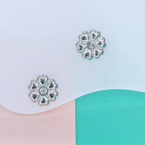 Stainless Steel Earrings Cubic Love Hearts Good Quality No Change Color For Women Girls  BS250109136