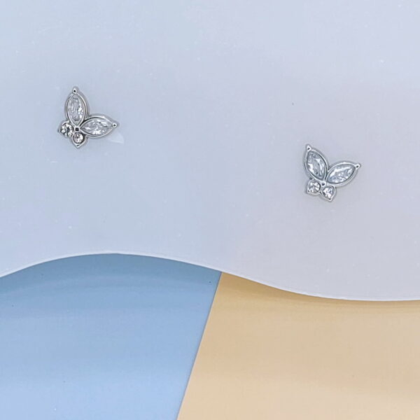 Stainless Steel Earrings Cubic Butterfly Good Quality No Change Color For Women Girls  BS250109149