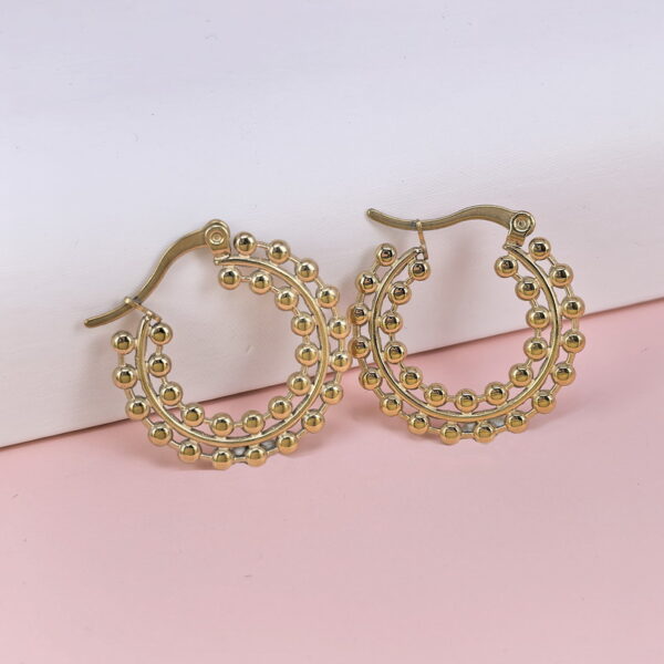 Stainless Steel Earrings  for Women and Girls C Shape Good Quality No Change Color BS2503270003