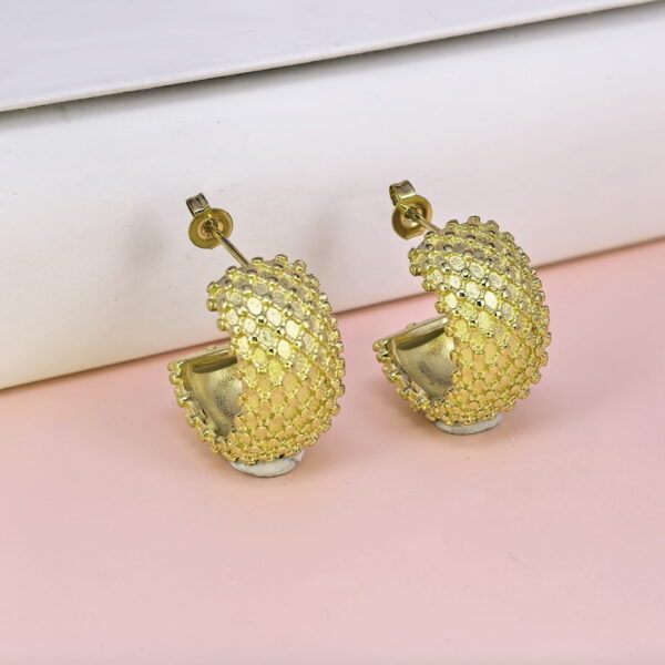 Stainless Steel Earrings  for Women and Girls C Shape Good Quality No Change Color BS2503270009