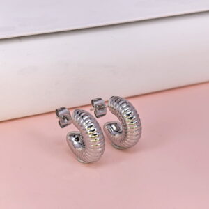 Stainless Steel Earrings  for Women and Girls C Shape Good Quality No Change Color BS2503270013