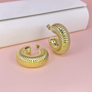 Stainless Steel Earrings  for Women and Girls C Shape Good Quality No Change Color BS2503270016