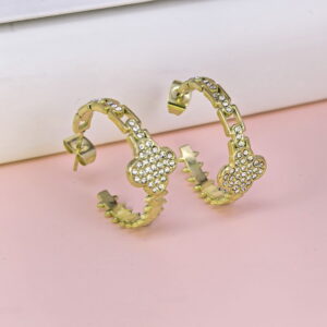 Stainless Steel Earrings  for Women and Girls C Shape Good Quality No Change Color BS2503270020