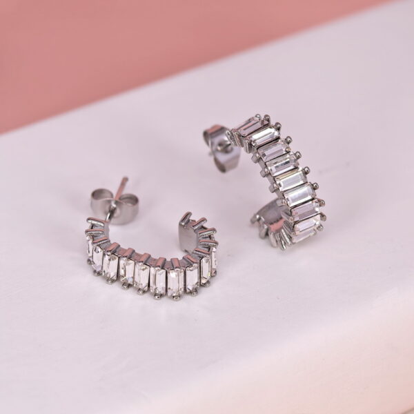 Stainless Steel Earrings  for Women and Girls C Shape Good Quality No Change Color BS2503270031