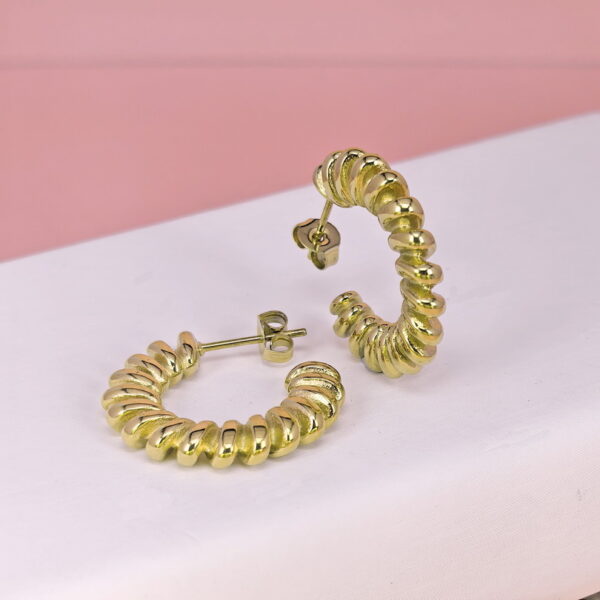 Stainless Steel Earrings  for Women and Girls C Shape Good Quality No Change Color BS2503270032