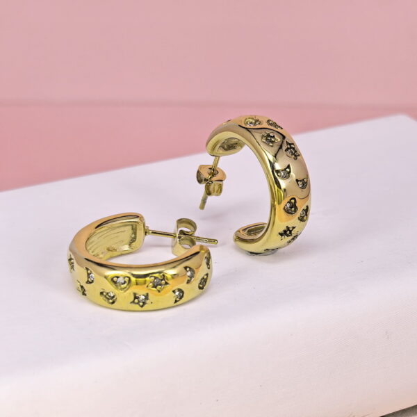 Stainless Steel Earrings  for Women and Girls C Shape Good Quality No Change Color BS2503270033