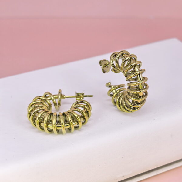 Stainless Steel Earrings  for Women and Girls C Shape Good Quality No Change Color BS2503270038